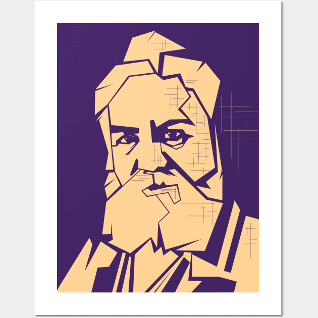 Charles darwin poster Wall Art by AlfinStudio